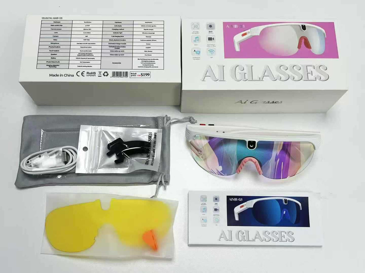 AI glasses in the box