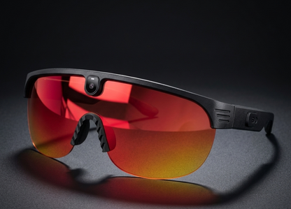 Bone-Conduction Smart Glasses with POV Camera | AI Translation 40+ Languages