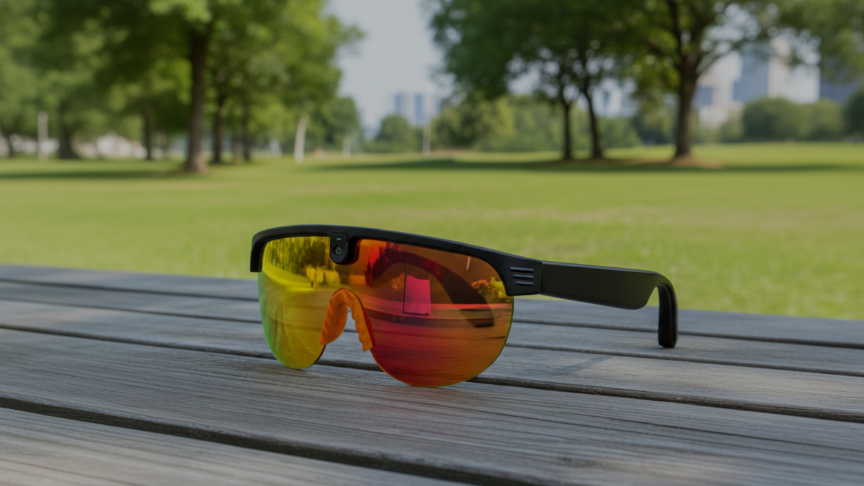 Bone-Conduction Smart Glasses with POV Camera | AI Translation 40+ Languages