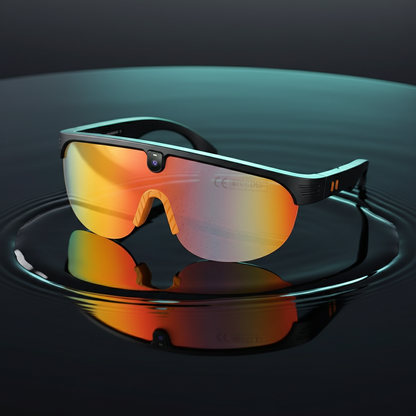 Bone-Conduction Smart Glasses with POV Camera | AI Translation 40+ Languages